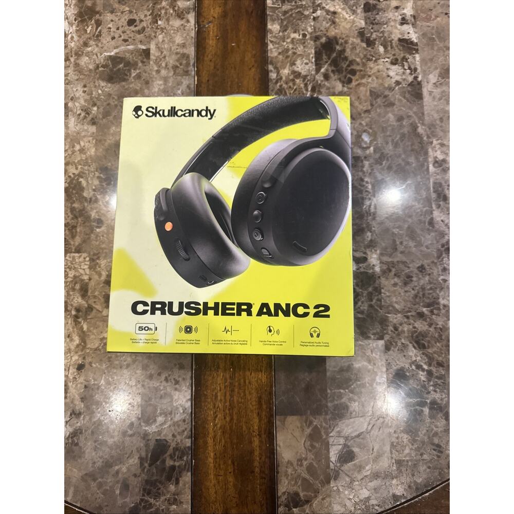 Skullcandy Crusher ANC 2 Over-Ear Noise Cancelling Wireless Headphones - Picture 1 of 5